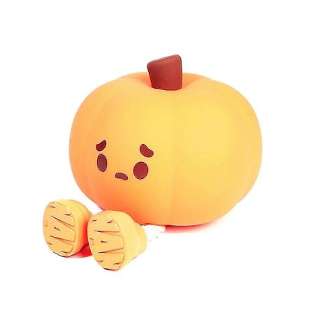 Nattlampe Søt Lampe Gresskar Berøringssensor Lampe Jul Squis Nattlampe Silikon Led Oppladbar