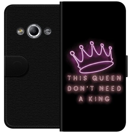 Kompatibelt Lommeboketui til Samsung Galaxy Xcover 3 Denne dronningen trenger ingen konge: feminist