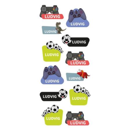 Namnstickers Ludvig - Tinka