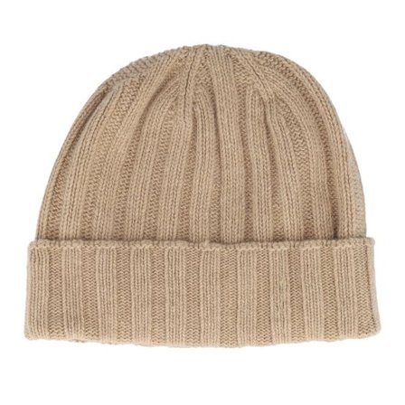 MJM Hats - Beige cuff Beanie - Beanie Soft Rec Cashmere/Wool Camel Cuff @ Hatstore