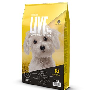 Probiotic LIVE - Puppy Mini Breed - Kalkon & Ris