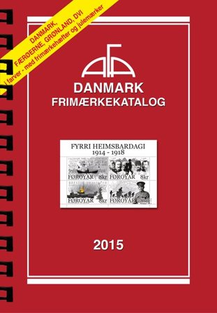 AFA - Danmark 2015 - Spiralryg - Frimærkekatalog