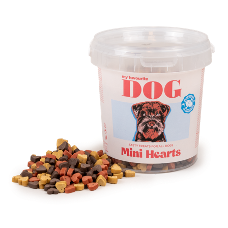My favourite DOG - Minihjerter 500 g - Hund - Hundegodbiter & tyggebein - Belønningsgodbiter for hund - ZOO.no