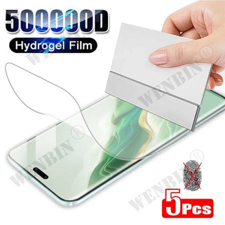 5 st Hydrogel Film kompatibel Honor Magic 7 6 5 Pro Lite 400 300 200 Pro Lite X9A X8A X7A X9B X8B X9 X8 Full Cover Skärmskydd Honor 400 Pro 5 Pcs