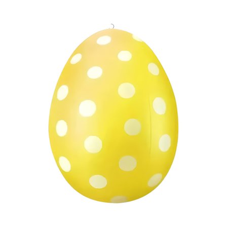 Oppustelige påskeæg til udendørs dekorationer, vandtæt farverigt PVC-materiale, æg til gårdhave, græsplæne, haveindretning, holdbart design, 
