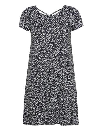 Onlbera Back Lace Up S/S Dress Jrs Noos Dresses T-shirt Dresses Multi/mønstret ONLY*Betinget Tilbud