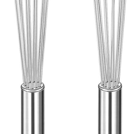 2 stk. rustfrit stål metal piskeris piskeris køkken piskeris sæt