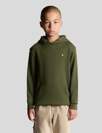 Lyle & Scott Pullover Hoodie - Green - 122-128