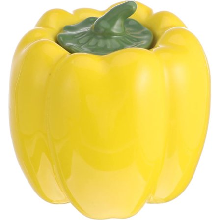 Spaghettibehållare Förvaringsburk Presentbehållare Förvaringsburkar med lock Nudlar Burk Konserveringsburk Kaffebönburk Keramik Gul Cubilose Container