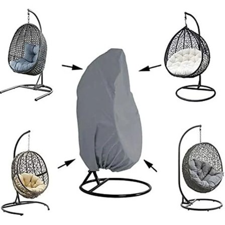 Støvdeksel for hengekøyestol 230200 cm, svart