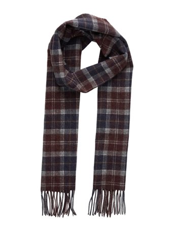 Barbour Barbour Tartan Lambswool Scarf - Brown - ONE SIZE
