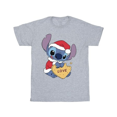 Disney Herr Lilo And Stitch Jul Kärlek Biscuit T-Shirt 5XL