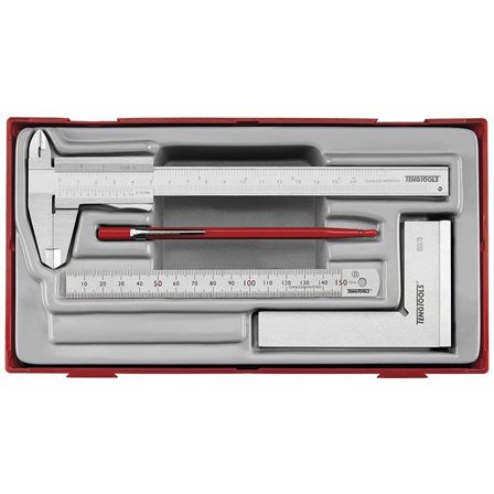 Teng Tools 270170103 Målesett 4 deler, Måleinstrumenter