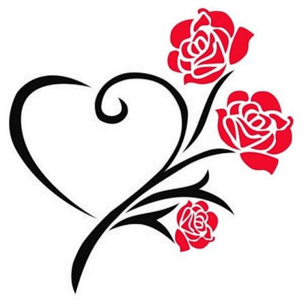 Väggdekor - Hjärta Design