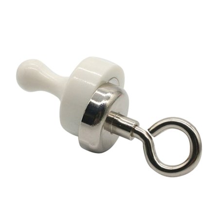 Magnetisk tegnestiftsett for kjøleskap, camping, kjøkken, hvit