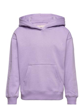 Kogevery Life Small Logo Hoodie Pnt Hoodie Lila Kids Only