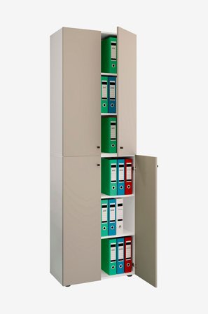 VCM - Vcm Toimistokaappi Lona 2Xl saranaovet - Monivärinen - Kaapit - - Homeroom