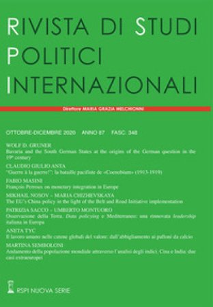 Rivista di studi politici internazionali (2020). Vol. 4
