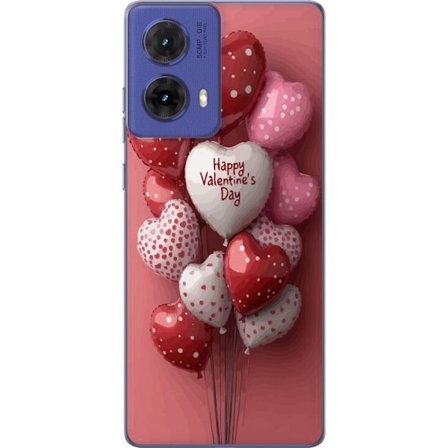 Kompatibelt Mobildeksel til Motorola Motorola Moto G85 Valentinsballonger