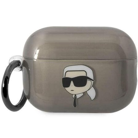 Karl Lagerfeld KKLAP2HNIKTCK Airpods Pro 2 skydd svart/svart Ikonik Karl Lagerfeld