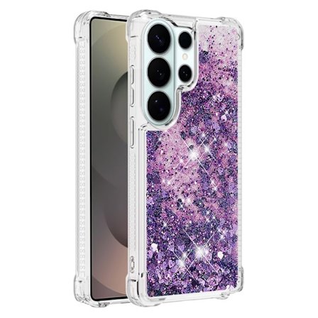 Mobilskal till Samsung Galaxy S26 Ultra TPU Glittrande Stötskydd Hjärtar