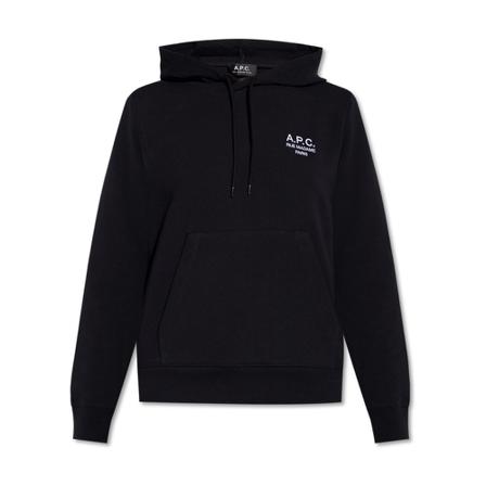 A.p.c. Embroidered hoodie Sort, Dame