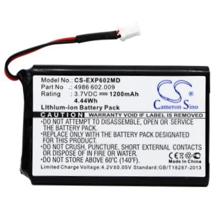 Batteri for medisinsk bruk for Eppendorf Stream, Xstream, Repeater E3 osv.