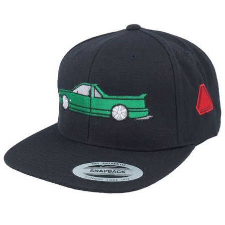 Iconic - Svart snapback Keps - Epa Car Embroidery Black Snapback @ Hatstore
