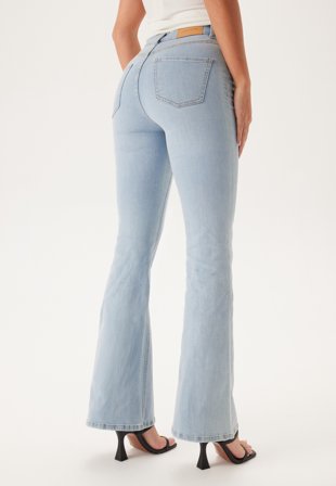 BUBBLEROOM High Flare Superstretch Jeans Klær