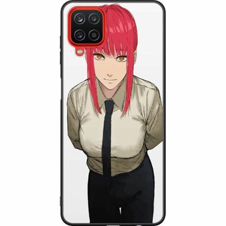 Samsung Galaxy A12 Svart Skal Makima Chainsaw Man