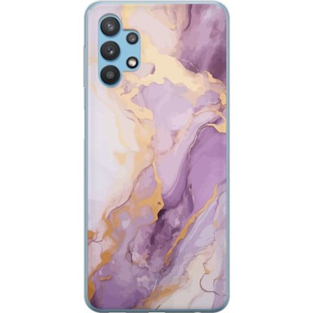 Kompatibelt Mobildeksel til Samsung Galaxy A32 5G Marmor Lilla Gull