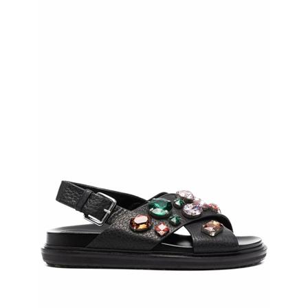 Marni Sandalen , Zwart , Dames , Maat: 36 EU