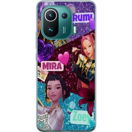 Yhteensopiva Puhelinkuori Xiaomi Xiaomi Mi 11 Pro Borussia Dortmundin BVB 09-emblema keltainen ja musta graafinen suunnittelu jalkapallofaneille ja ur