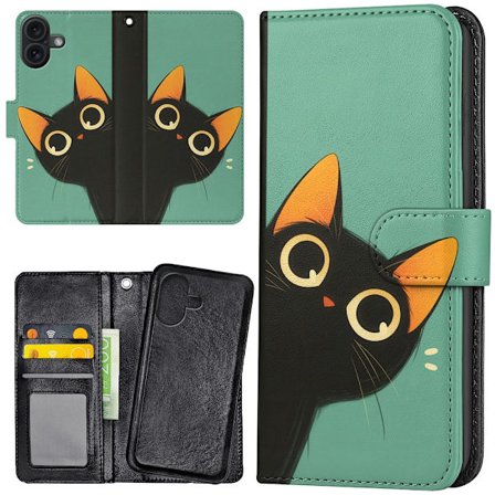 iPhone 17 - Lommebok Deksel Cat