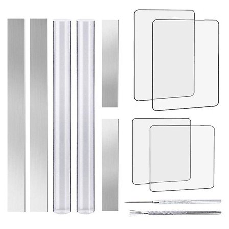 12 stk Polymer Clay Kuttere, Akryl Nål Rulle Sett