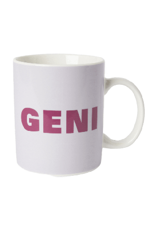 Åhléns Home Mugg med text GENI Kök & matlagning Lila ONESIZE