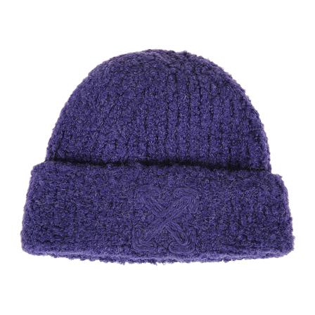 Off White, Beanies Paars, Heren, Maat:ONE Size