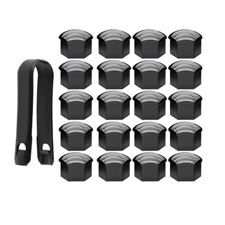 20 stk. Hjulmøtrik Dæksel 17mm Hjulbolt Møtrik Dæksler, Hex Dæk Møtrik Dæksler