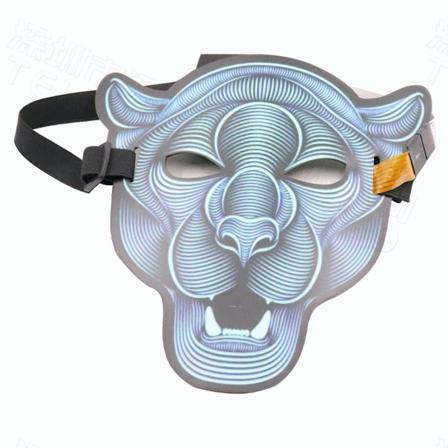 Ljudkontrollmask Luminous Tiger Mask Cosplay Kostymrekvisita
