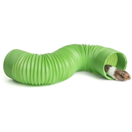 Liten husdjurstunnel 39 x 4 tum Hamster Chinchilla förlängningsrör (grön)