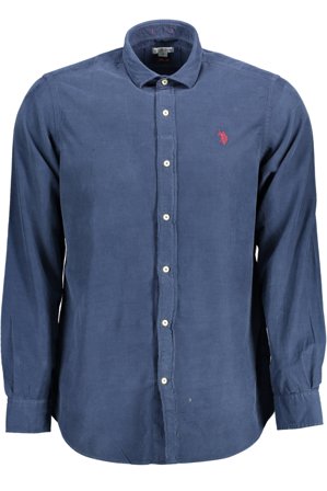 U.s. Polo Camicia Maniche Lunghe Uomo Blu