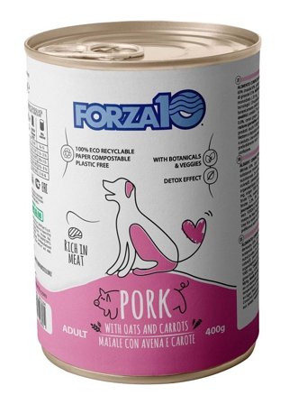 Forza10 Adult Maintenance Cibo Umido Con Maiale/Avena/Carote Cani