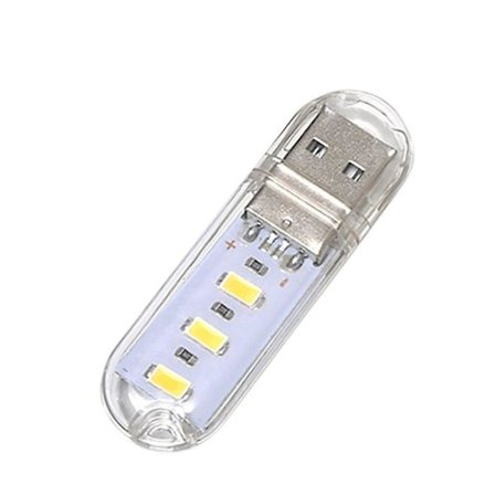 8 LED-lampor USB-läslampa Mini-läslampa Läslampa Ljus LED-lampa Mini Varmvit Nattlampa Lampa A