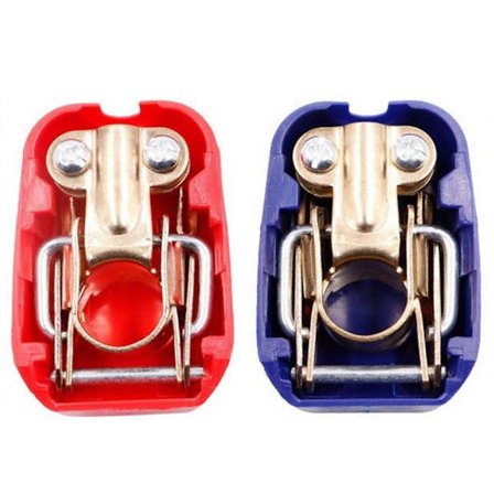 Kobber Batteri Terminal Klemmer On/Off, Top Post Batteri Afbryderkontakt 12v til Bil Marine Båd Rv ATV