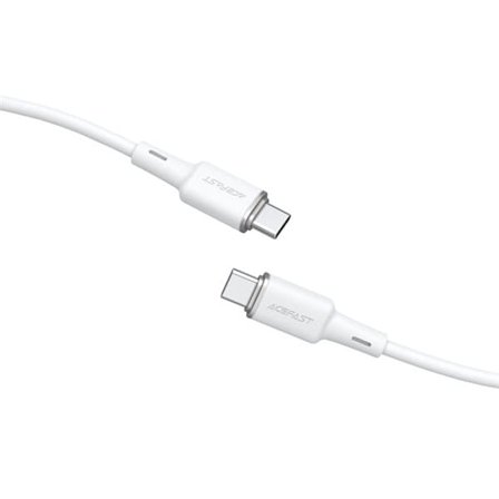 Acefast C2-03-CC USB-C - USB-C PD QC-kabel 60W 3A 480Mb/s 1,2 m - hvit