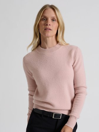 Kashmina - Kashmirgenser "Sofia long" - rose glow - Size M