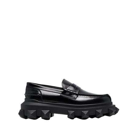 Valentino Garavani Loafers svart, Herr, Herr, Storlek: 41 EU