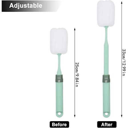 3-osainen pulloharjap setti (3 väriä) mukavilla kahvoilla, pohja