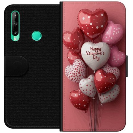 Kompatibelt Plånboksfodral till Huawei Huawei P40 lite E Valentinballonger