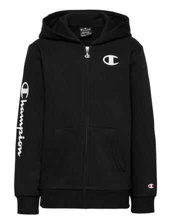 Hooded Full Zip Sweatshirt Black Champion